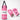 Junior Box-Set Boxsack mit Handschuhe pink