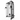 Schwarzer Cross Over Kabelzug Turm mit Hantelscheibenaufnahme und Klimmzugstange.