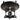 Speedball platform with leather punching bag black medium I height adjustable I BCA-38