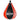 Boxbirne aus Echt-Leder medium black/red